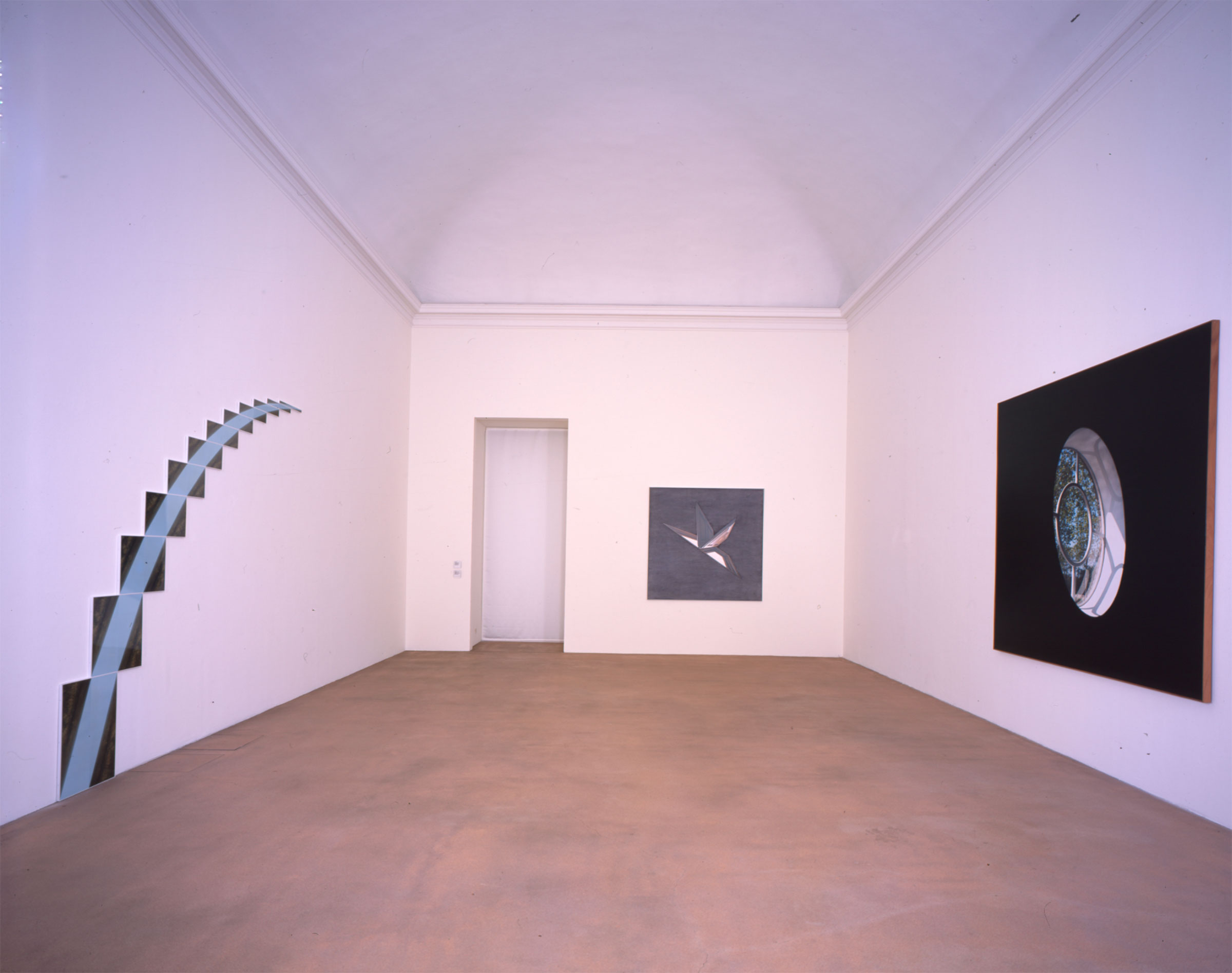 Jan Dibbets, Comet Land/Sky/Land 6u00b0-72u00b0, 1973, Barcelona Window, 1989-1990, Tollebeek Spring II, 2000
